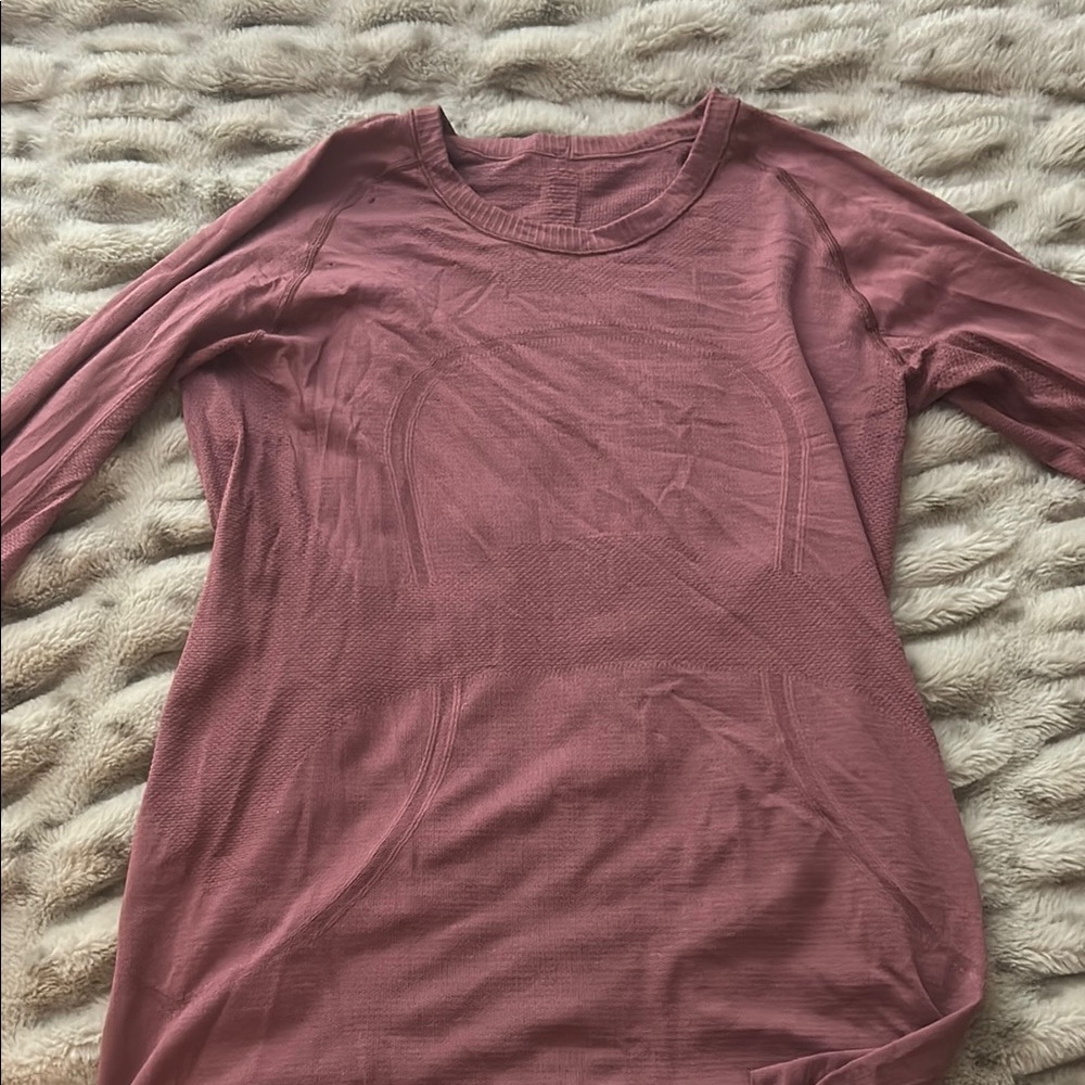 Women's Mauve Long Sleeve Top